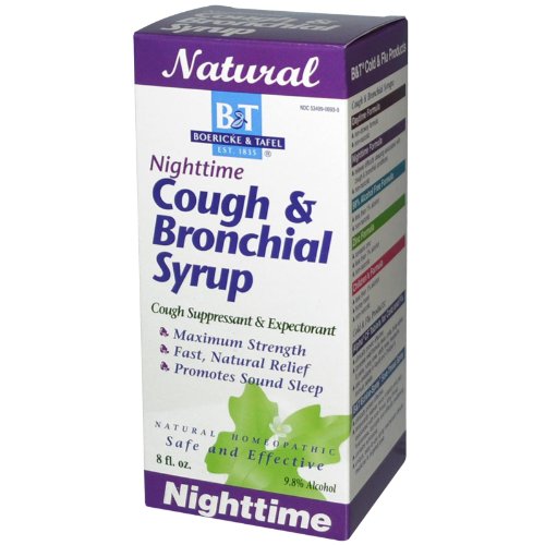 Nighttime Cough Bronchial Syrup Homeopathic Cough Suppressant (8 Fluid Ounces)