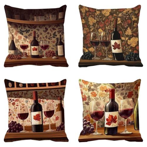 Housse de coussin lin 45x45 haut de gamme avec zip invisible - 2