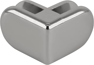 CRL Chrome Finish Two-Way 90 Degree Display Connector
