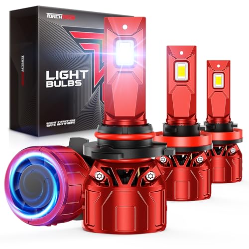 Image of SEALIGHT 9005 H11 121000LM LED Bulbs, 6500K Cool White High Output General Utility Light, 4-Pack
