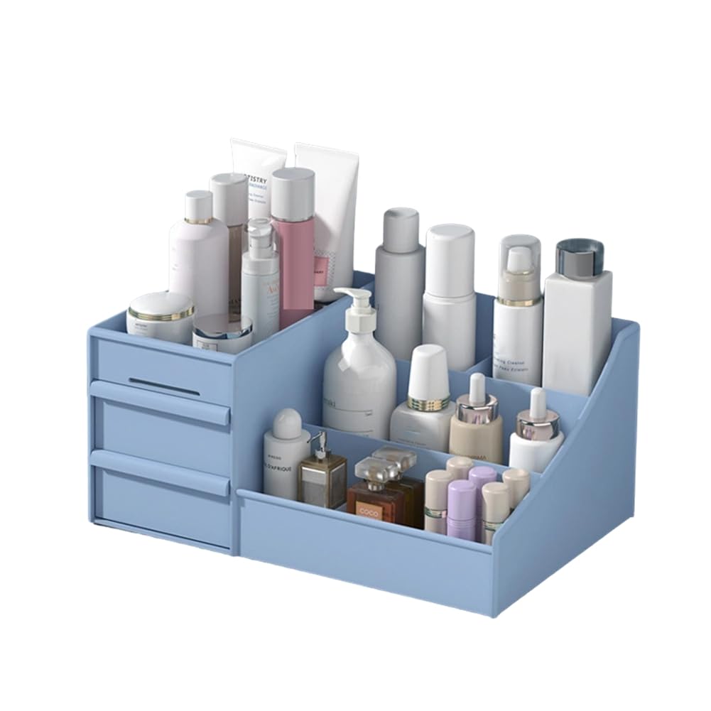 CTRLZS Makeup Organizer,Skincare Organizers on Countertop, Cosmetic Storage Organizer Fits Skincare, Lotions, Lipsticks C Easy Install