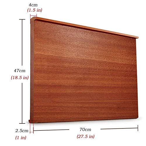 Planche à découper bloc de boucherie en bois noble réversible de qualité supérieure