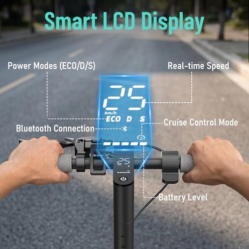 Image of 350W /500W Adult Electric Scooter, 8.5 inch /10 inch Solid Tires, 36V 7.8AH-15AH Battery, UP to 19-25MPH, 20-31 Miles Range, Foldable Lightweight E-Scooter, Dual Brakes, App Control, Max Load 265 LBS