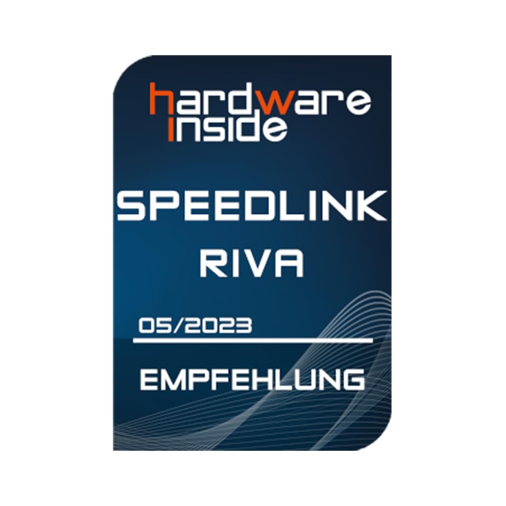 Speedlink RIVA Scissor Keyboard – Tastiera PC con cavo, silenziosa tastiera USB con tasti piatti, durevoli interruttori a forbice ergonomici, 7 tasti multifunzione, layout tedesco, nera