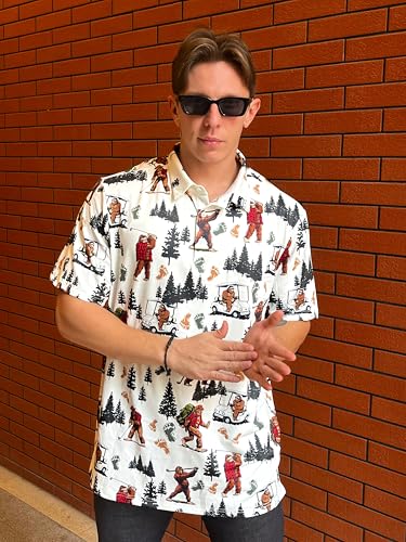 Camiseta polo para hombre con estampado de animales, manga corta, estilo casual para uso diario, viajes y vacaciones miniatura 3
