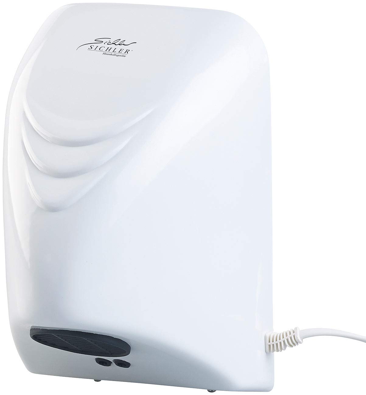 Sichler Haushaltsgeräte Händetrockner Gastro: 2er-Set automatische elektrischer Händetrockner zur Wandmontage (vollautomatische, Wandhandtrockner, WC)