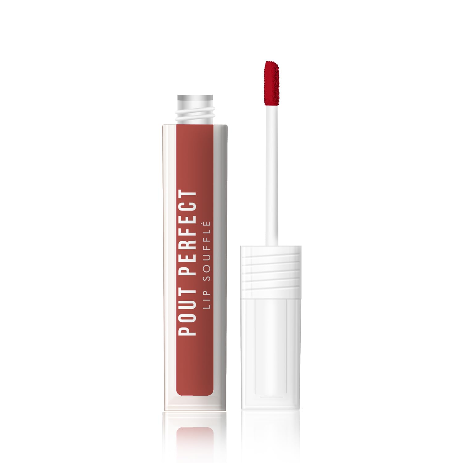 JAQULINE USA Pout Perfect Lip Souffle Long Lasting Liquid Lipstick | Mousse for Lips, Cheeks & Eyes | Matte Finish | Non-Drying, Highly Blendable | Transfer Proof with Hyaluronic Acid - Caramel Swirl