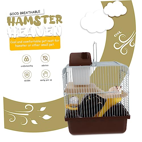 Cage hamster double couche résistante à la déchirure pour petits animaux - 5
