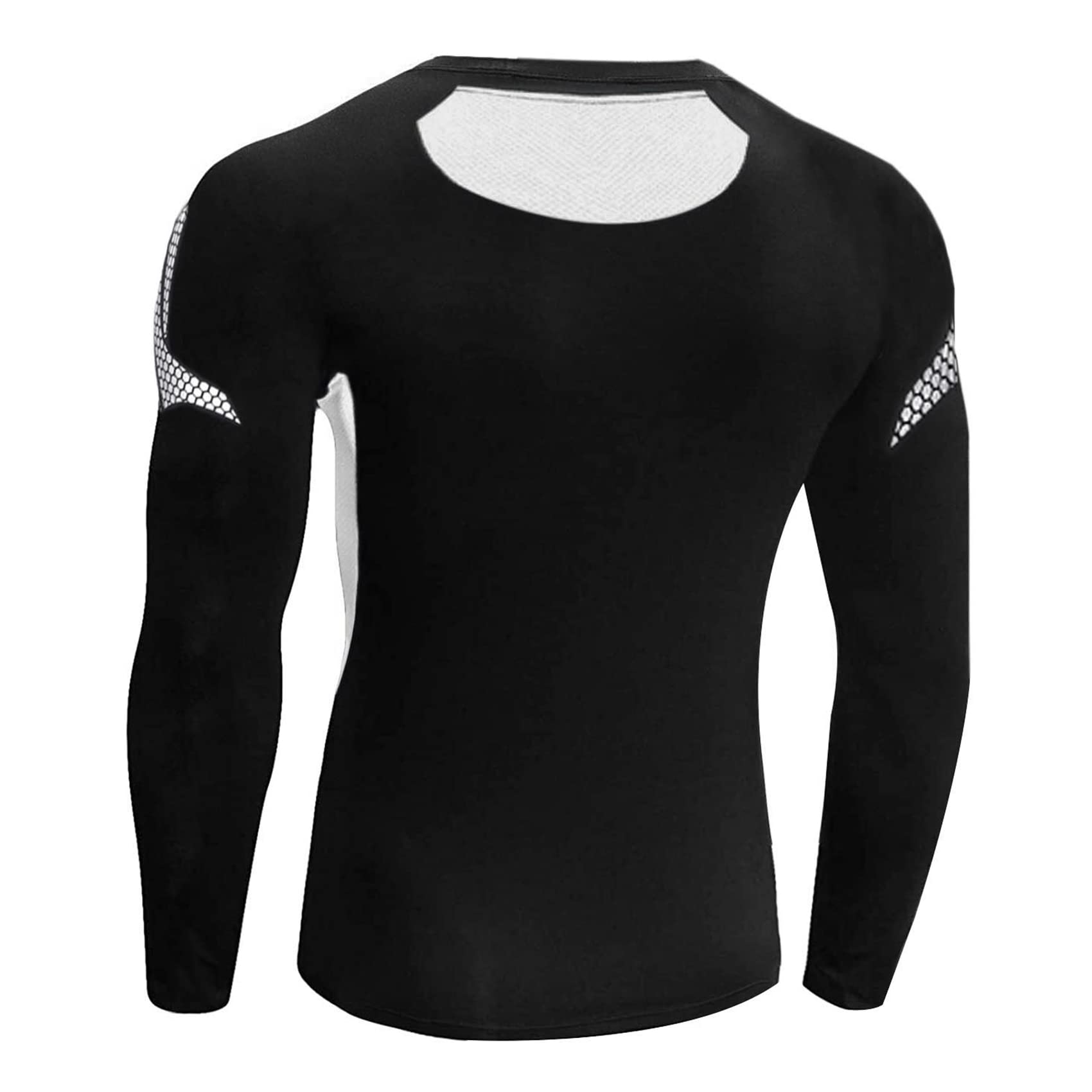 Terecey Maglia a Compressione Uomo Manica Lunga Maglia Termica Uomo Ad Asciugatura Rapida Maglie Tecnica Traspirante Maglie Sportiva Palestra T-Shirt M-3XL