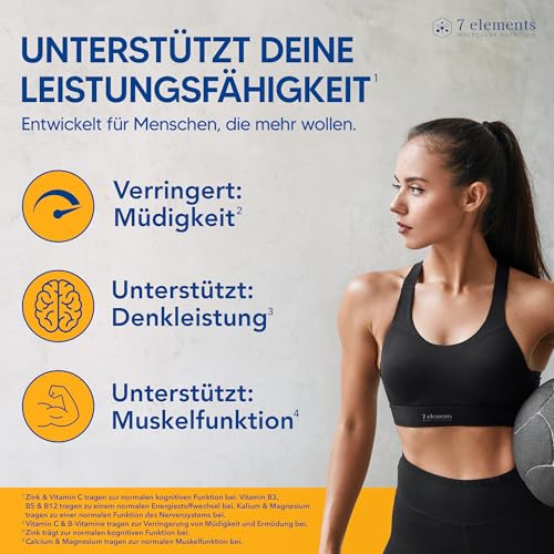 Elektrolyte OHNE ZUCKER - 30 Stück - 1390mg Elektrolyte für Sport und gegen Kater - Elektrolyt Pulver kalorienarm und zuckerfrei - Premium Electrolytes mit Orange-Geschmack – 300g – Bild 4
