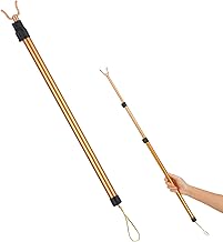 EXCEART Rod Lifting Rod, Rod Rack, Clothesline Rod, Adjustable, Extendable, Stainless Steel, All Stainless Steel, Lightweight, For Laundry, Household, Extension Claw, Hook Pole, Washing