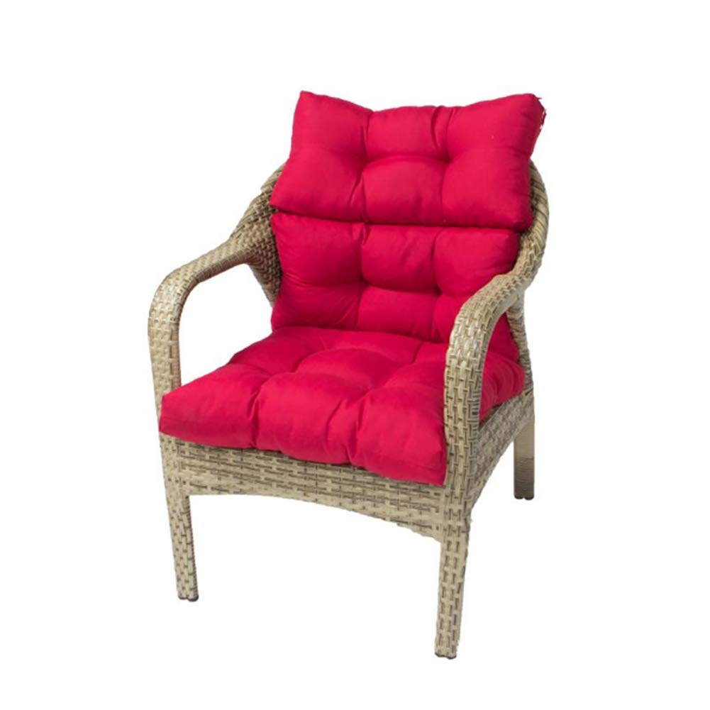 Coussin pour fauteuil à bascule et chaise de jardin rouge haut de gamme