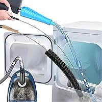 Universal Trockner Entlüftungsreiniger-Set, Fusselsaugeraufsatz und Fusselentferner-Bürste für Hochdruckreiniger und Trockner, Entlüftungsschlauch-Ersatzteile (klar)