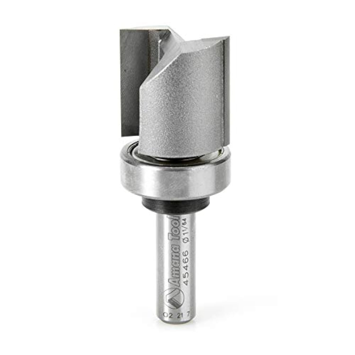 Amana Tool - 45466 Carbide Tipped Flush Trim Plunge Template 1" Dia x 1" x 3/8 Sha