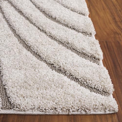 SAFAVIEH Florida Shag Collection Tapete 9'x12' Beige miniatura 4