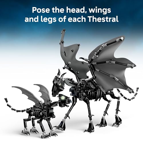 LEGO Harry Potter Thestral Family Building Toy - Pretend Play for Kids, Boys and Girls, Ages 10+ - Collectible Harry Potter Poseable Action Figures - Gift Idea for Christmas - 76458 - Image 4