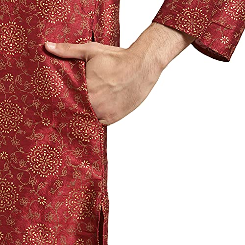 Sojanya (Since 1958 Men'S Silk Blend Kurta & Churidar Pyjama4
