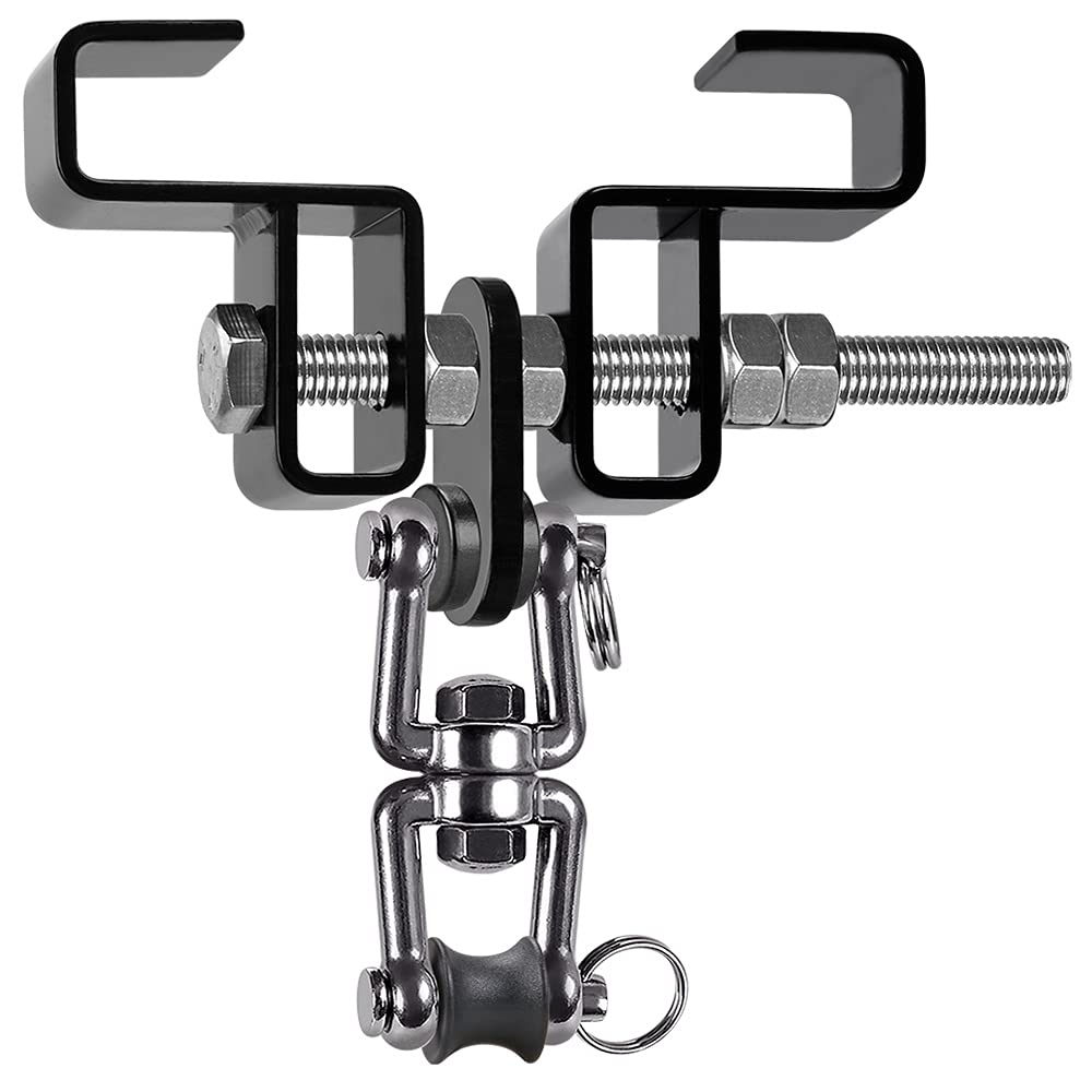 Buy SELEWARE Steel I Beam Heavy Bag Hanger, Heavy Duty IBeam Clamp