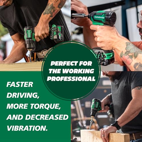 image for Metabo HPT 18V MultiVolt™ Cordless Brushless Driver Drill & Impact D