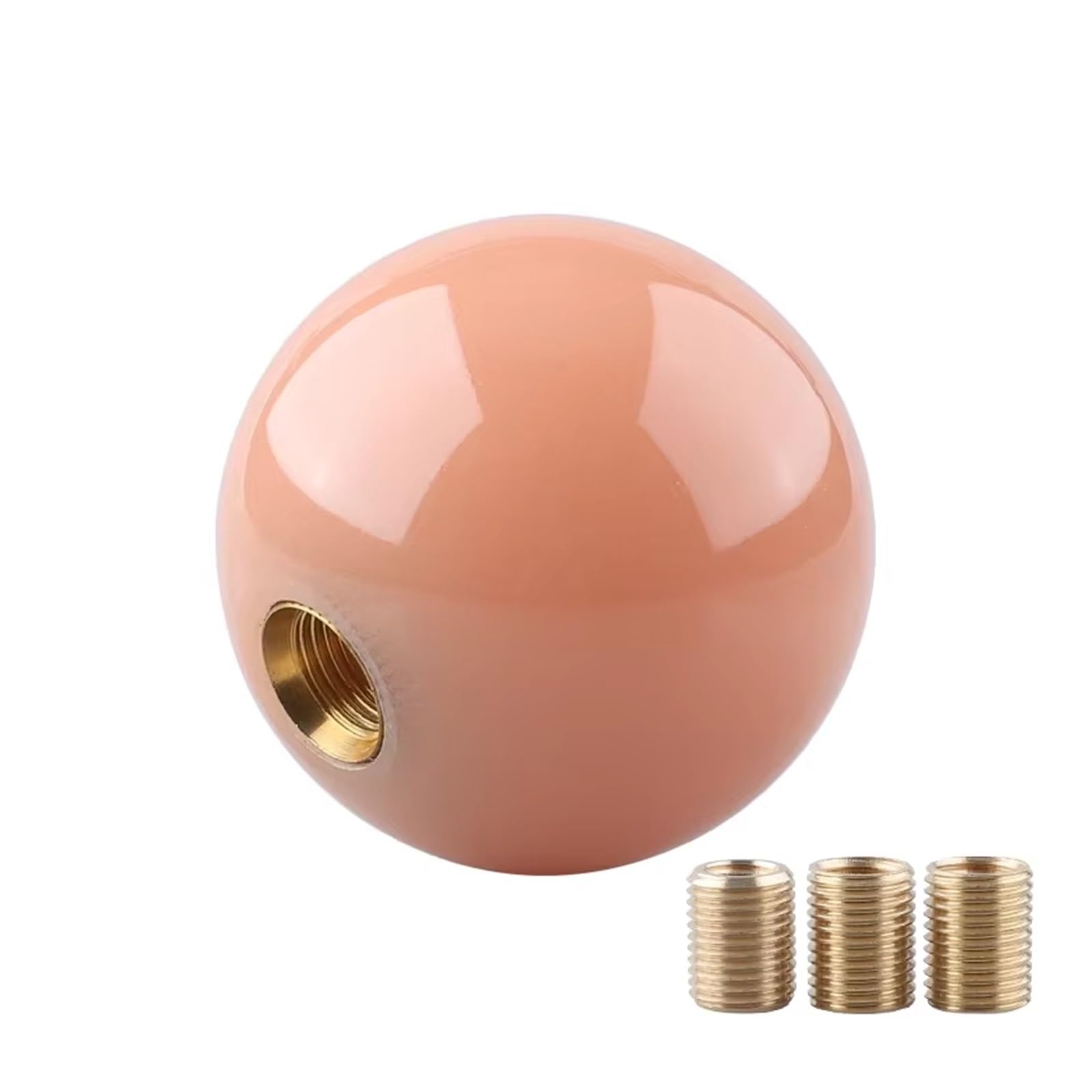 WYLWSHA Shift Gear Knob Cover Universal Car Acrylic Gear Knob Luminous Shift Stick Manual Transmission Shifter(Red)