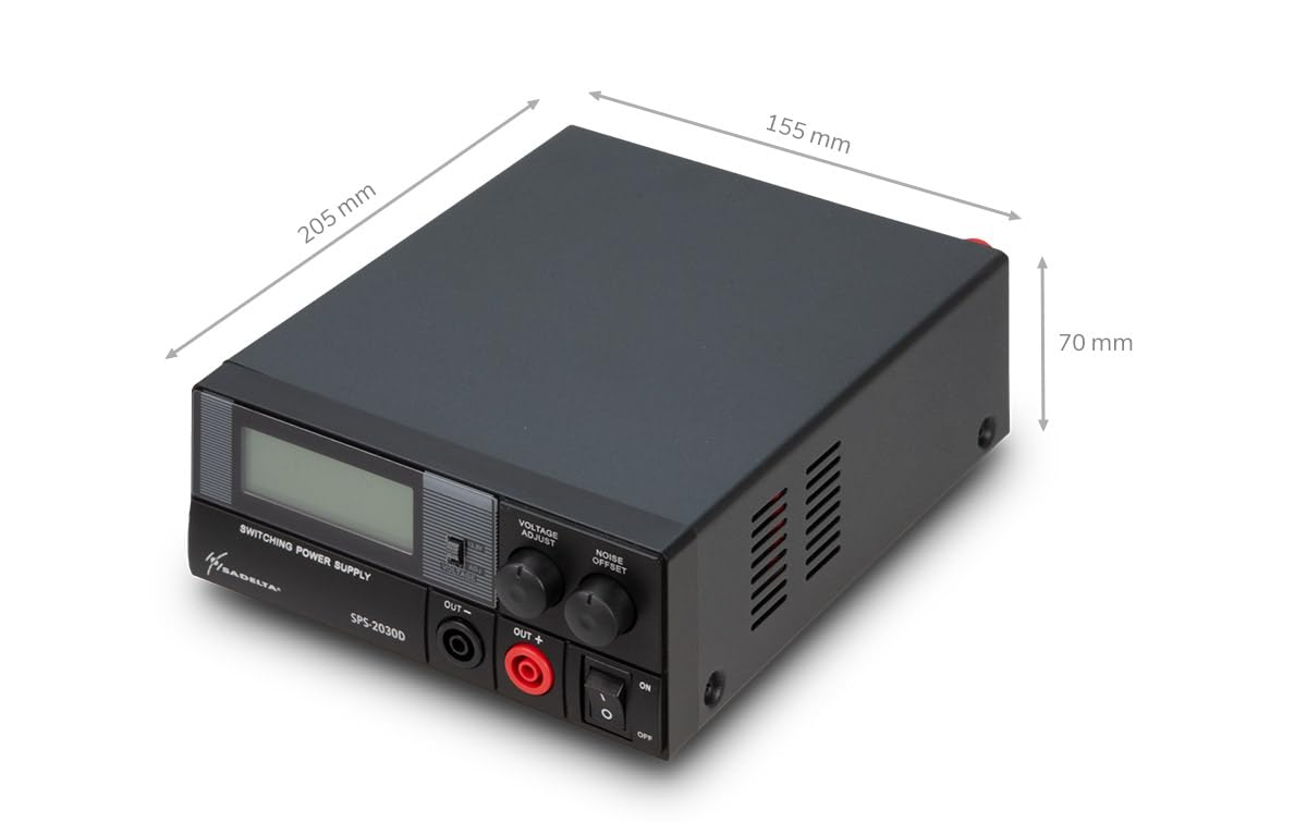 SPS-2030D Fuente de alimentación conmutada 220V, Salida Ajustable de 9 a 15 V, Capacidad 20 – 30 A