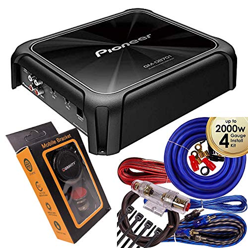 Pioneer GM-D8701 1600 Watts Class D Mono Amplifier with Wired Bass Boost Remote