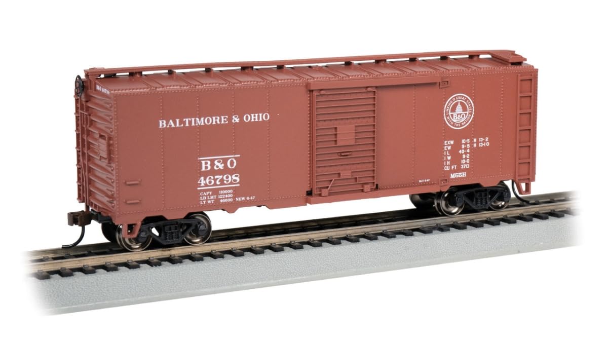 Bachmann Trains – Voiture à vapeur 40 pi – B&O® #46796 – Échelle HO