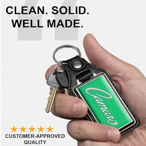 Image of Brotherhood Car Key Chain for Camaro - Classic Models Keychain for Men and Women Gift Key Ring - -