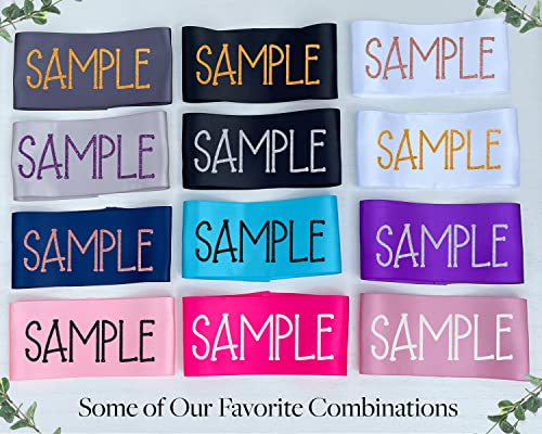 Personalized Any Age Birthday Party Sash #TOP4