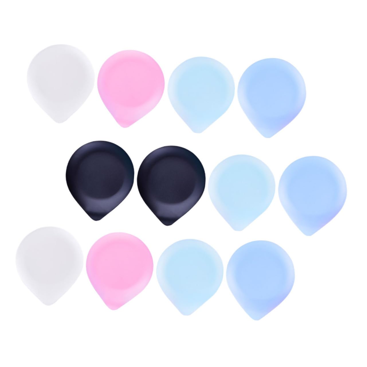 Didiseaon 25pcs Water Drop Shape Plate Mini Serving Dish Sauce Dipping Bowls Fruit Bowl Appetizer Plate Condiment Plate Dip Dishes Pinch Bowls Dessert Dishes Plates Snack Plate Plastic