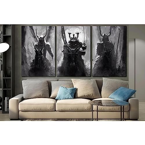Impression sur toile samouraï japonais ZELLART décoration murale grand format