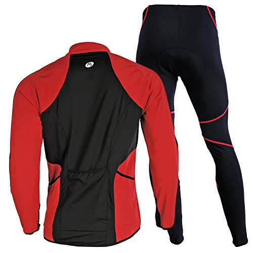 Conjunto de ciclismo para hombre con chaqueta impermeable miniatura 2