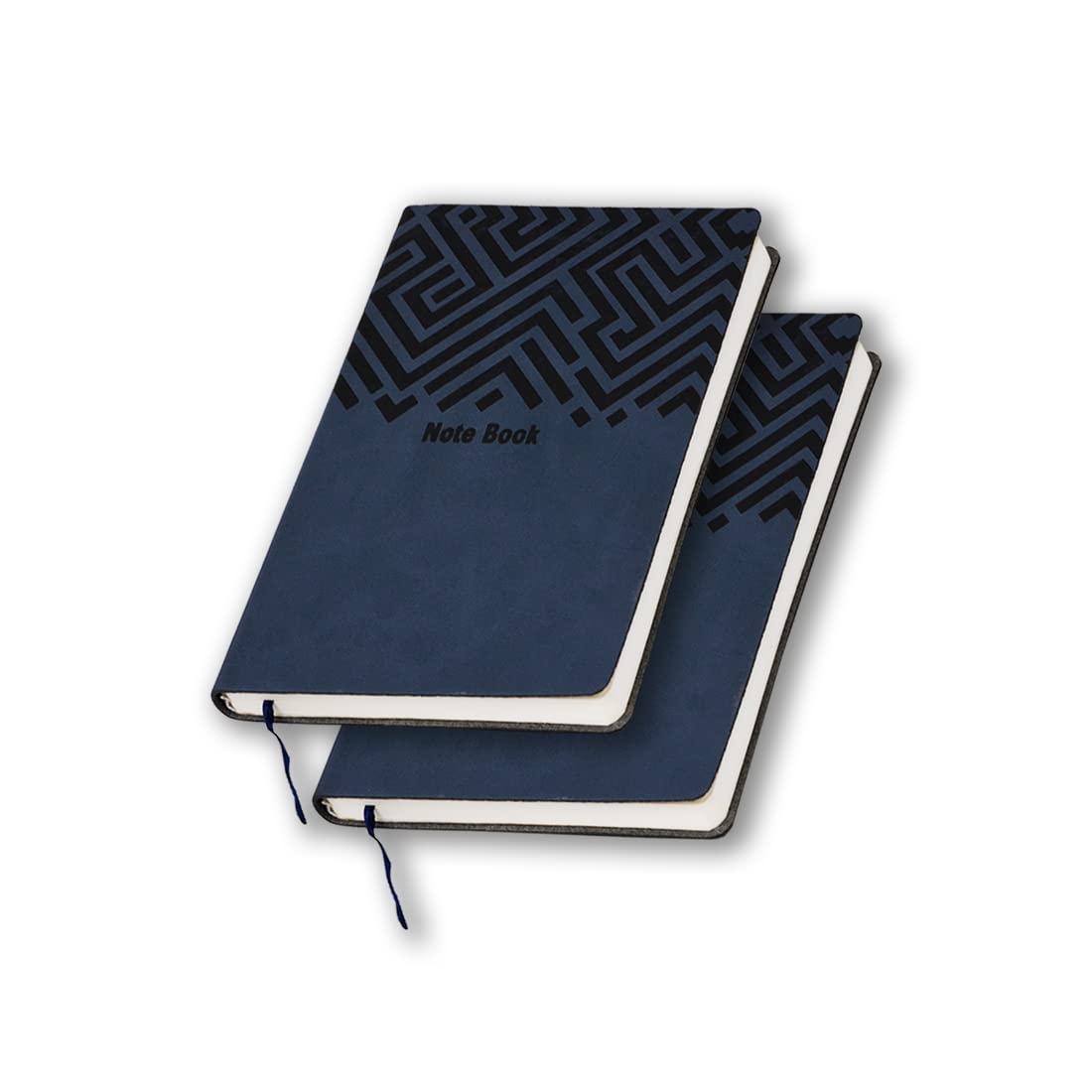 COI Organizer Blue A5 Diary/Vintage Faux Leather Travel Journal, Daily Appointment, Business Planner for Office Going Brother and Sister (Set of 2)