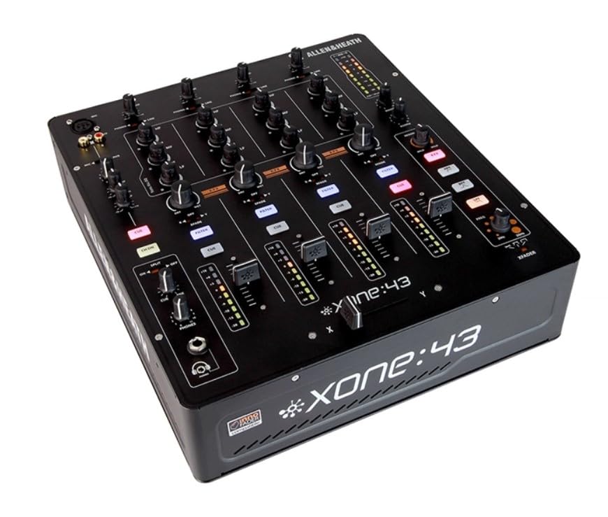 Allen & Heath Xone 43 High Performance 4+1 Channel Analog DJ Mixer (AH-XONE:43) Bundle with RCA male to 1/4 + XLR + Audio Cable 3.5mm 1/8 and More Accessoires - Image 2