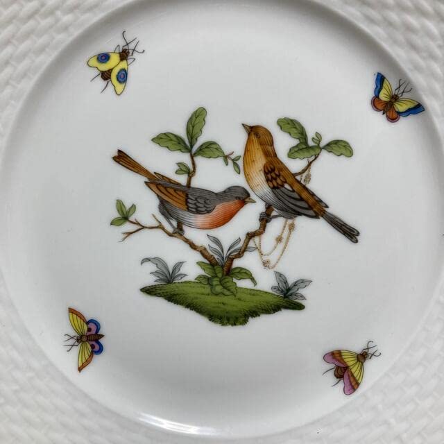 ヘレンドロスチャイルドバードディナー皿2枚