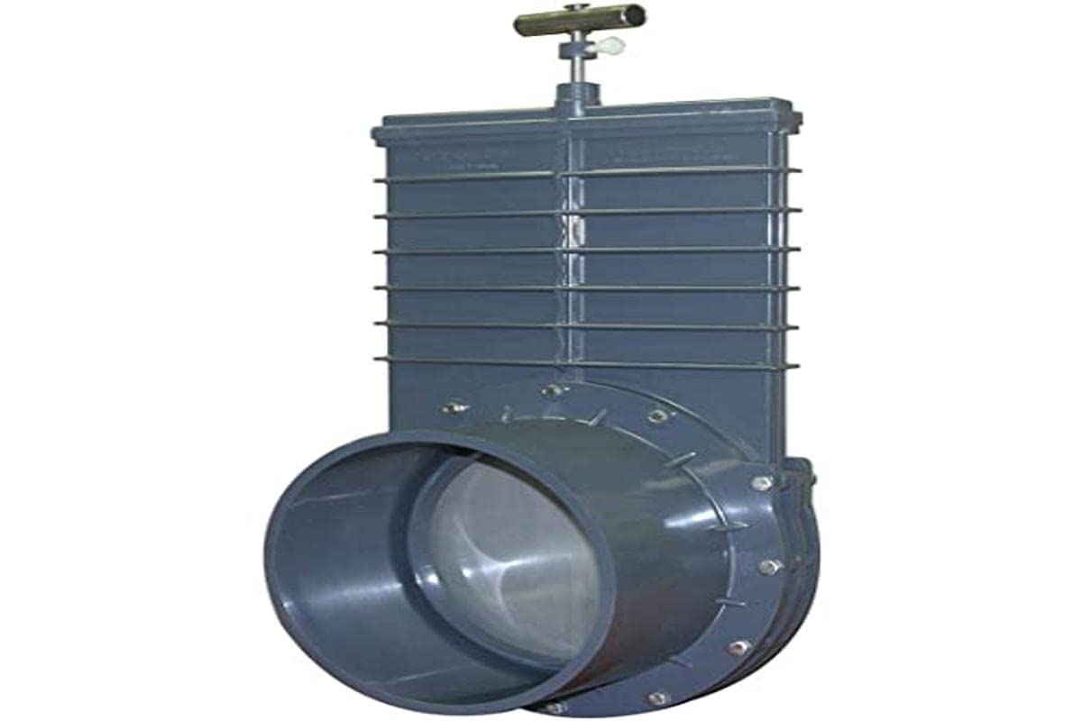 Valterra, Válvula de compuerta Valterra con husillo y válvula de compuerta de acero inoxidable, 2x encaje de cola, diámetro 110 mm