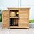 TAKUKA Outdoor Storage Cabinet with 2 Shelves, Wooden Garden Shed with Double Doors& Waterproof Roof?Outside Utility Tool Organizer for Garden Farm Backyard