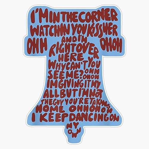 Magnet I Keep Dani Keep Dancing On My Own Philly Philadelphia Men Women Kids Cing On My Own Philly Philadelphia Men Women Kids Magnet Vinyl Decal Sticker 5