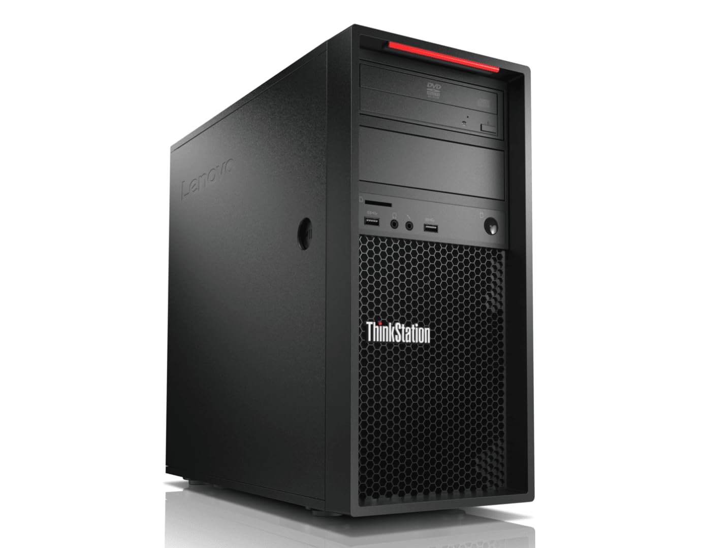 Lenovo ThinkStation P520c Intel Xeon W-2102 512GB SSD Festplatte 16GB Speicher Windows 11 Pro Nvidia GeForce GTX 1070 Workstation Tower Computer PC (Generalüberholt)