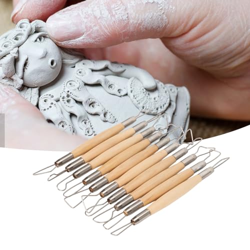 Ferramentas de Escultura Em Argila, Ampla Aplicação, Conjunto Compacto Ergonômico de Escultura Em Ar