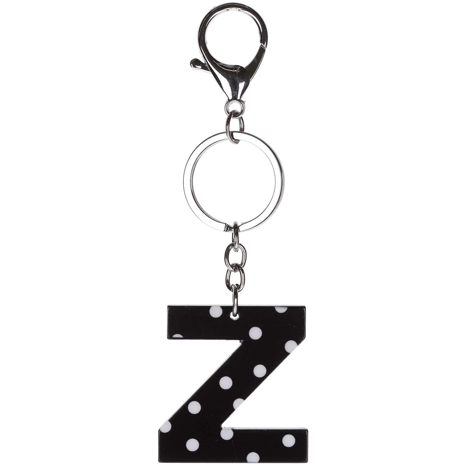Stands Out, Supplying Outstanding Gifts Unisex Z Letter Monogram Initial Personal Novelty Keyring