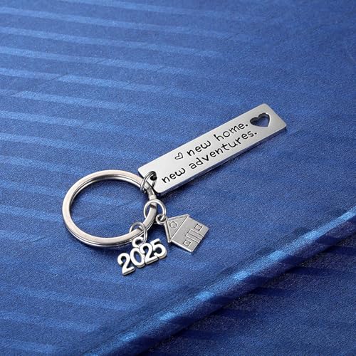 New Home Keychain 2025 Housewarming Gift for New Homeowner House Keyring Moving in Key Chain New Home Owners Jewelry from Real Estate Agent4