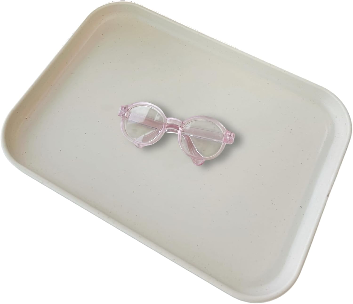 Fashion Doll Glasses - Small Eyewear for 17cm Dolls - Adorable Doll Clothes Outfit Accessories (Small Goggles Black)
