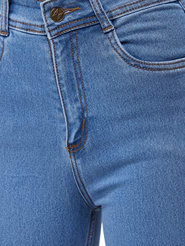 Image of Miss Chase Women's Skinny High Rise Cropped Stretchable Denim Jeans
