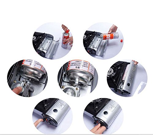 Doppio fornello a gas 2 fuochi fornello da