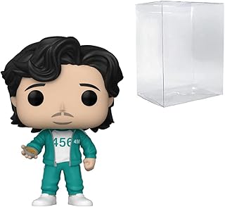 POP Squid Game- Player 456 - Seong Gi-Hun (Bundled with Compatible Pop Box Protector Case), 3.75 inches