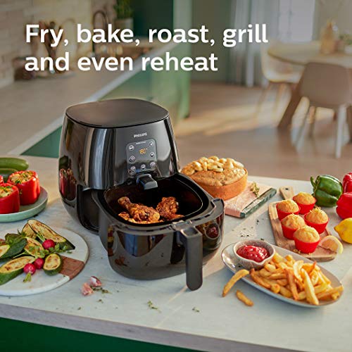 Philips Essential Airfryer XL - 7 L Pan, Friteuse Zonder Olie, Rapid Air-Technologie, NutriU Recepten App (HD9260/90) - Image 5