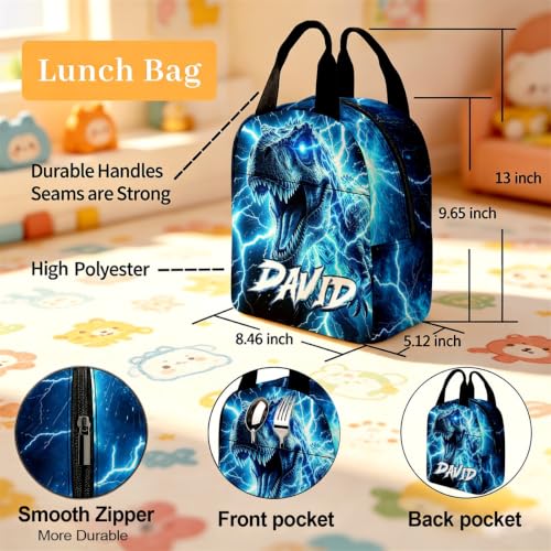 Image of Custom Kid Backpack for Boys Toddler Backpacks Back to School Bookbag Set