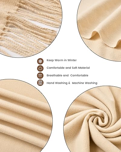 Scarf for Women - Winter Scarf for Women Cold Weather Soft Pashmina Shawl3