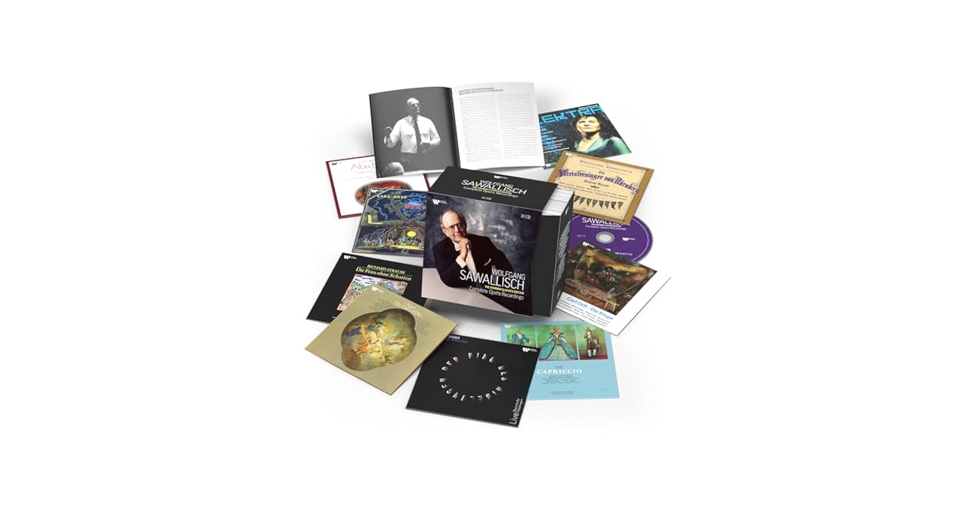 クラシック Opera omnia Complete Works Loeuvre inte Wolfgang Sawallisch - Complete Opera Recordings 31CD / the
